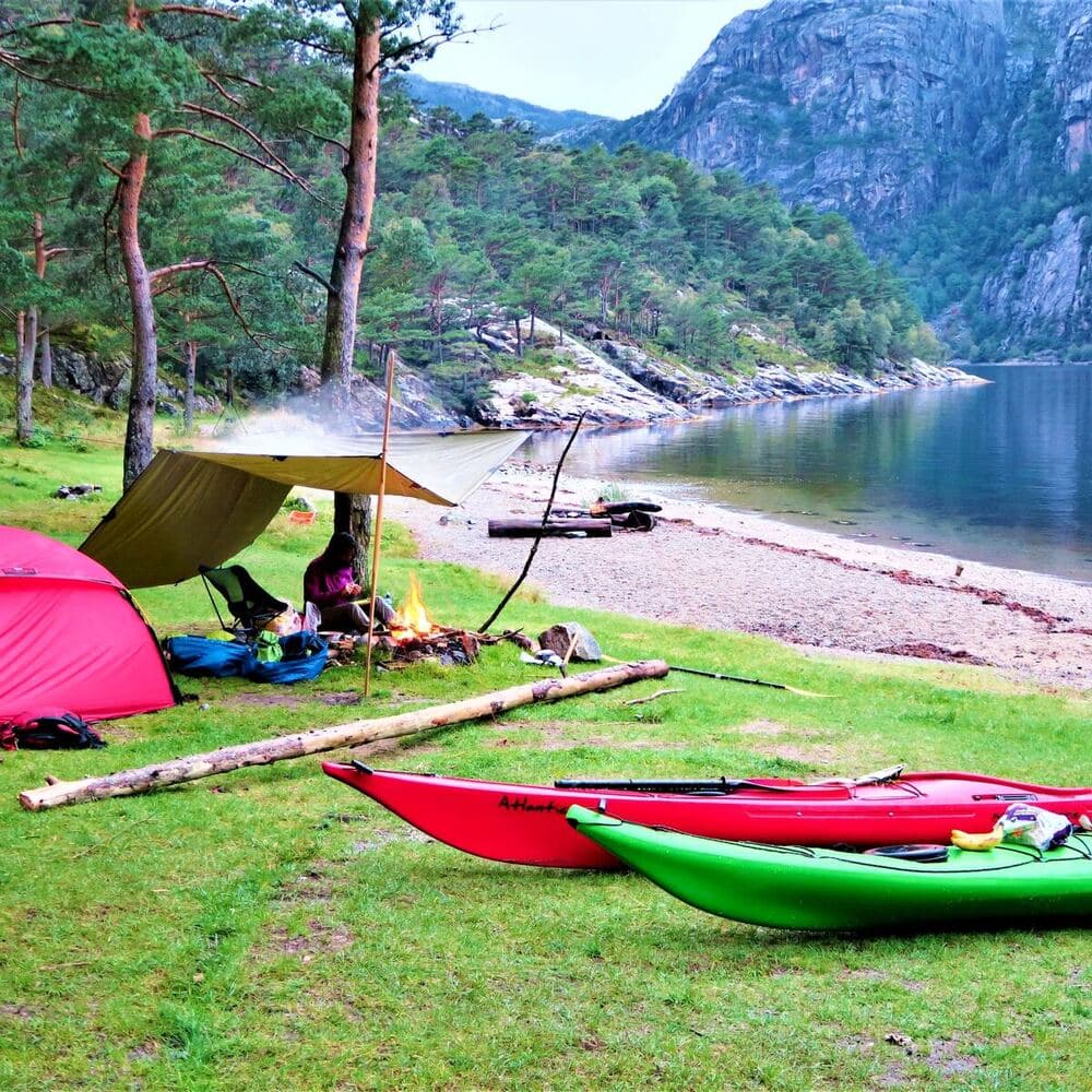 wild camping in norway